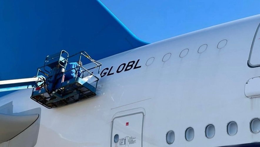 Immatriculé, le premier A380 de Worldwide Airlines va quitter les États-Unis en vue de son aménagement cabine – ladepeche.fr